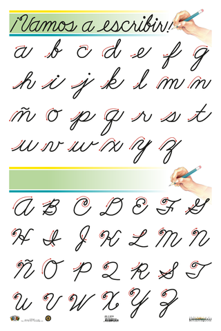 AE-C406_12x19 ¡Vamos a escribir! | Letra cursiva