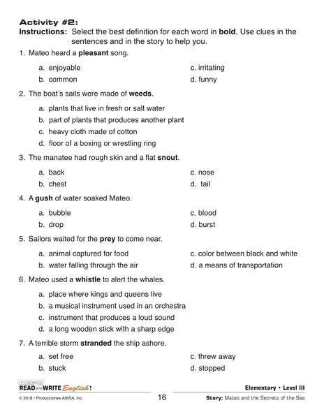 AI-RW034 Let's Read and Write English! Level III  -  2018