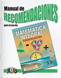AM-L000 Matemática Integral - Kinder (Manual de recomendacione