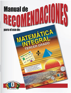 AM-L012G Matemática Integral - 3er Grado (Manual de recomendac