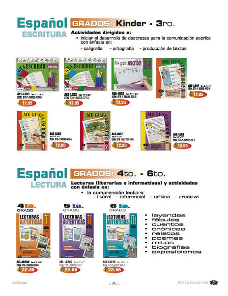 ACMS-TE01 Catálogo Textos Escolares - (gratis)