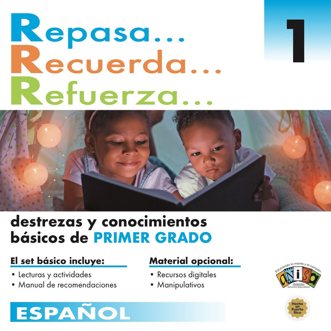 Colección Repasa-Recuerda-Refuerza Español primer grado: Set básico y materiales opcionales