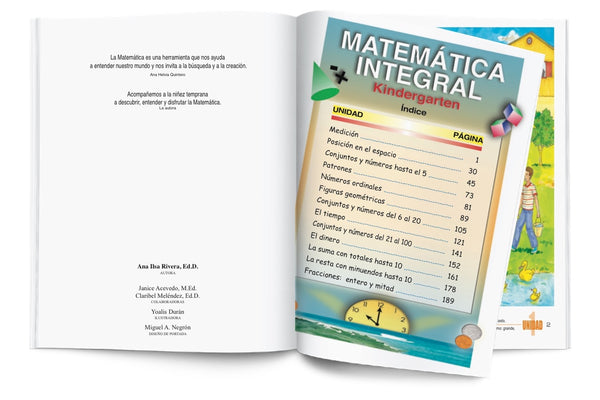 AM-L001 Matemática Integral - Kindergarten