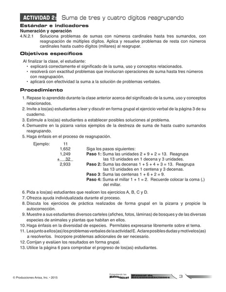 AM-L005AG Entendiendo las matemáticas - 4to Grado (Manual de