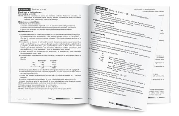 AM-L005AG Entendiendo las matemáticas - 4to Grado (Manual de