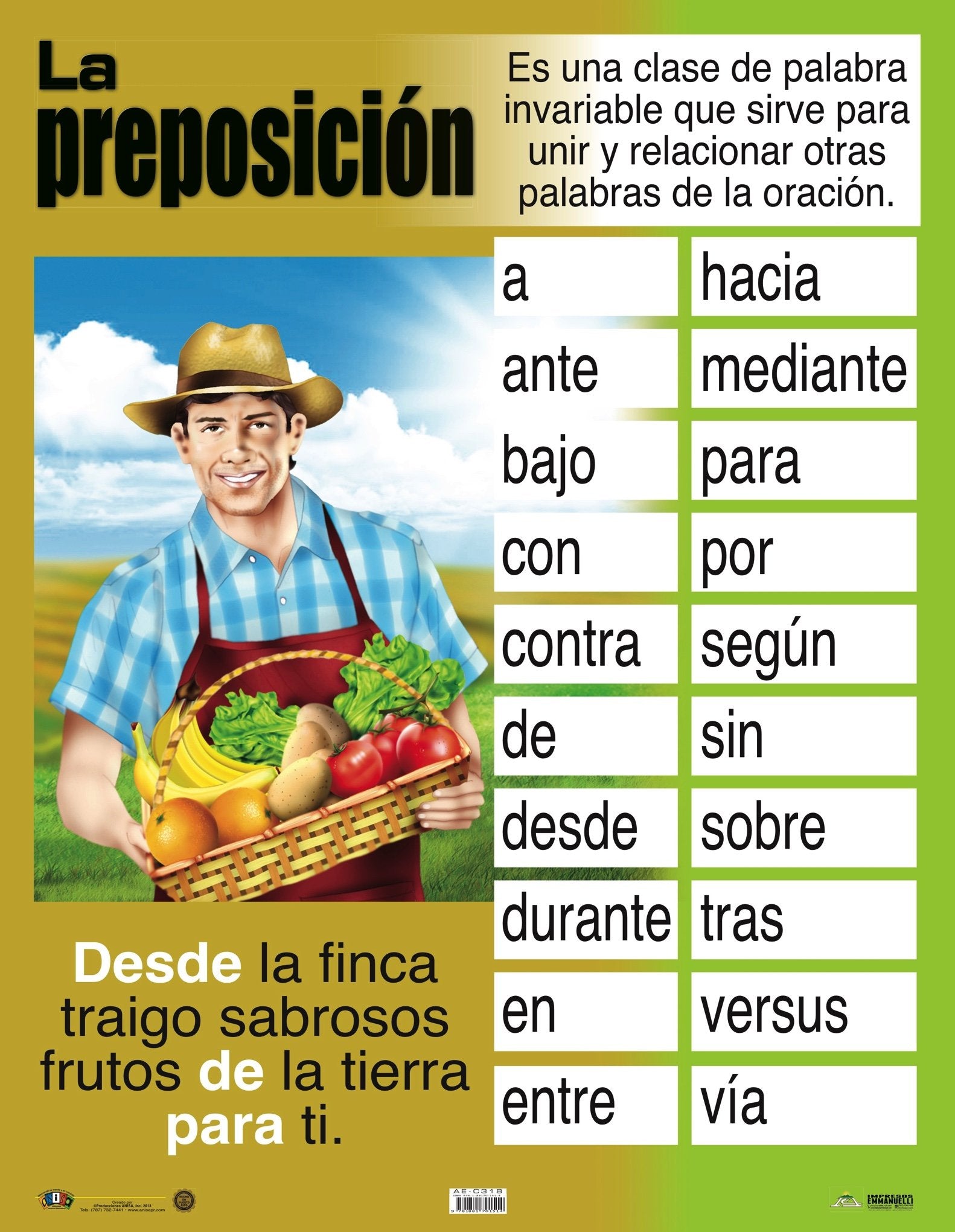 AE-C318 Preposición