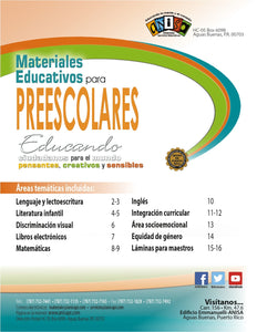 ACMS-PE01 Catálogo Materiales Educativos para Preescolar - (gratis)